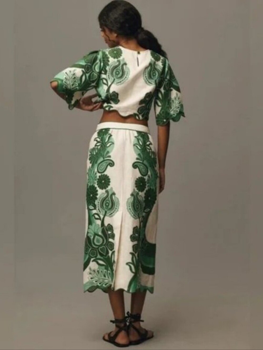 New Farm Rio Linen Skirt Set - Picture 4 of 15